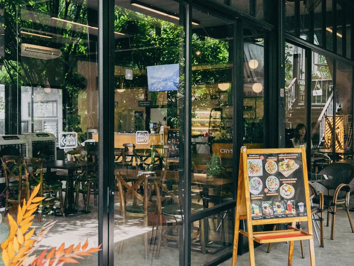 Crystal Resort's cafe — one of two businesses Crystal runs under one roof